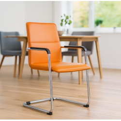 Sedia ospite Seattle arancione