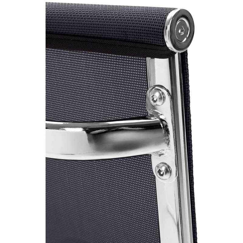 Sedia da visita Brenda nera