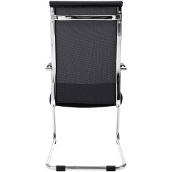 Sedia da visita Brenda nera