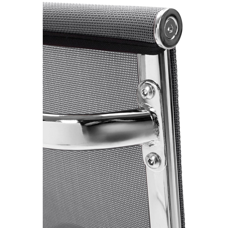 Sedia da visita Brenda grigia