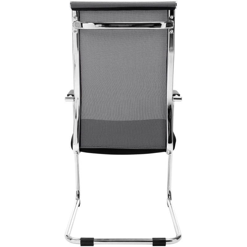 Sedia da visita Brenda grigia