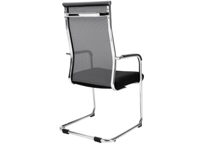 Chaise visiteur Brenda grise