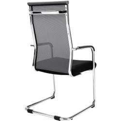 Sedia da visita Brenda grigia