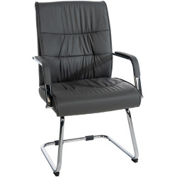 Cadeira de visitante Sievert cinza