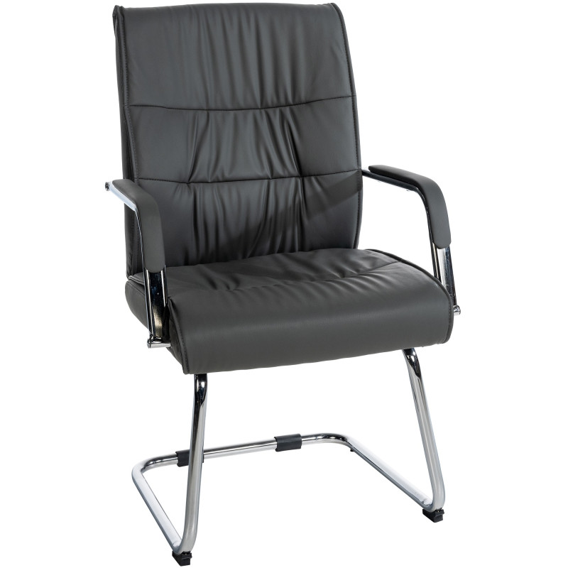 Sedia da visita Sievert grigia