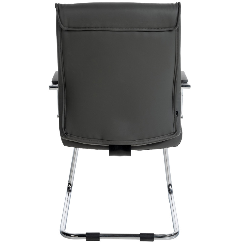 Sedia da visita Sievert grigia