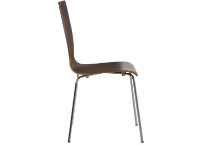 Chaise visiteur Pepe noyer