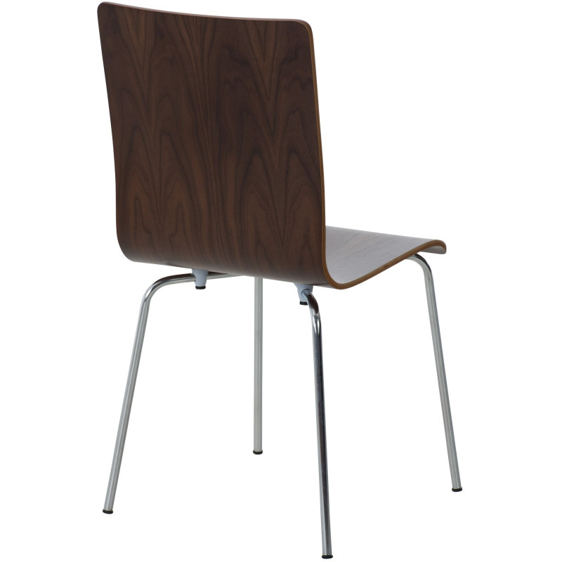 Sedia da visita Pepe in noce