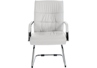 Chaise visiteur Sievert blanche