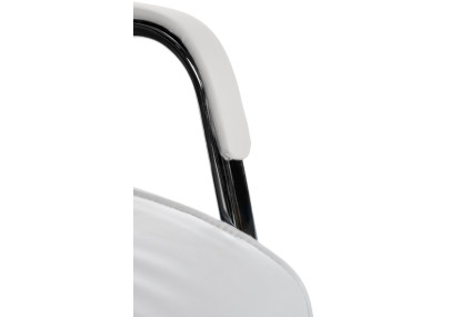 Chaise visiteur Sievert blanche