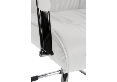 Chaise visiteur Sievert blanche