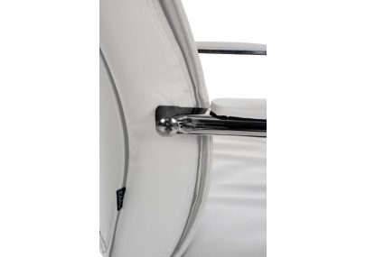 Chaise visiteur Sievert blanche