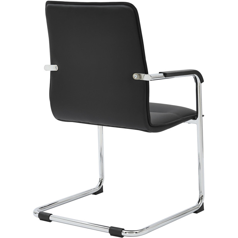 Ensemble de 2 chaises visiteurs Seattle, noires