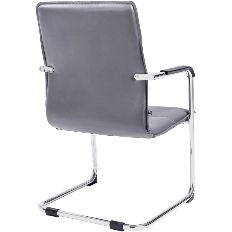 Set di 2 sedie visitatore Seattle grigie