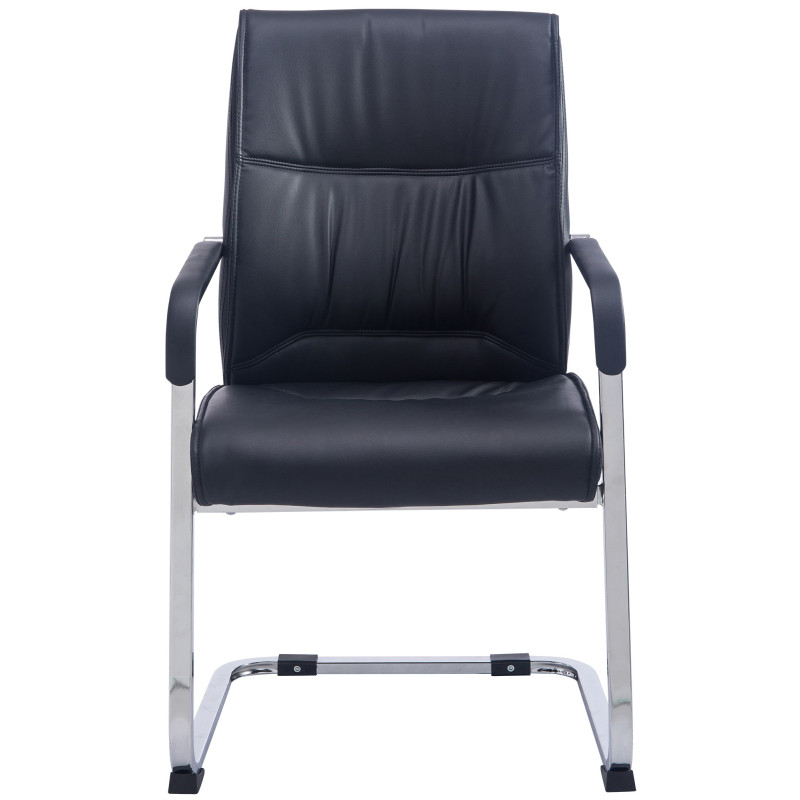 Chaise visiteur XL Anubis noire