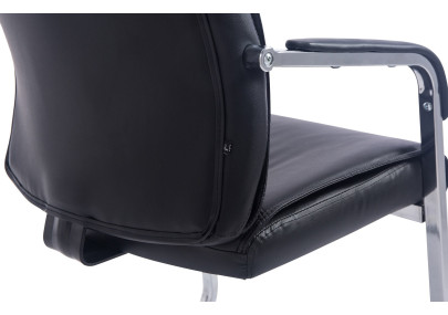 Chaise visiteur XL Anubis noire