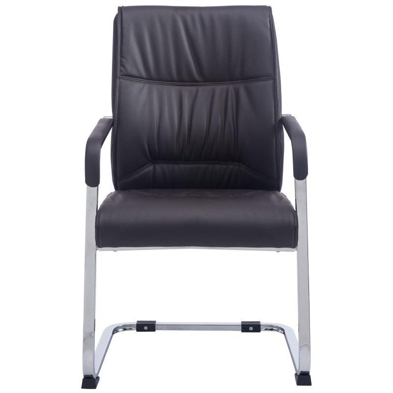 Sedia da visita XL Anubis marrone