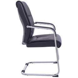 Sedia da visita XL Anubis marrone