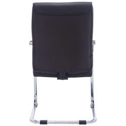 Sedia da visita XL Anubis marrone