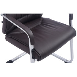 Sedia da visita XL Anubis marrone