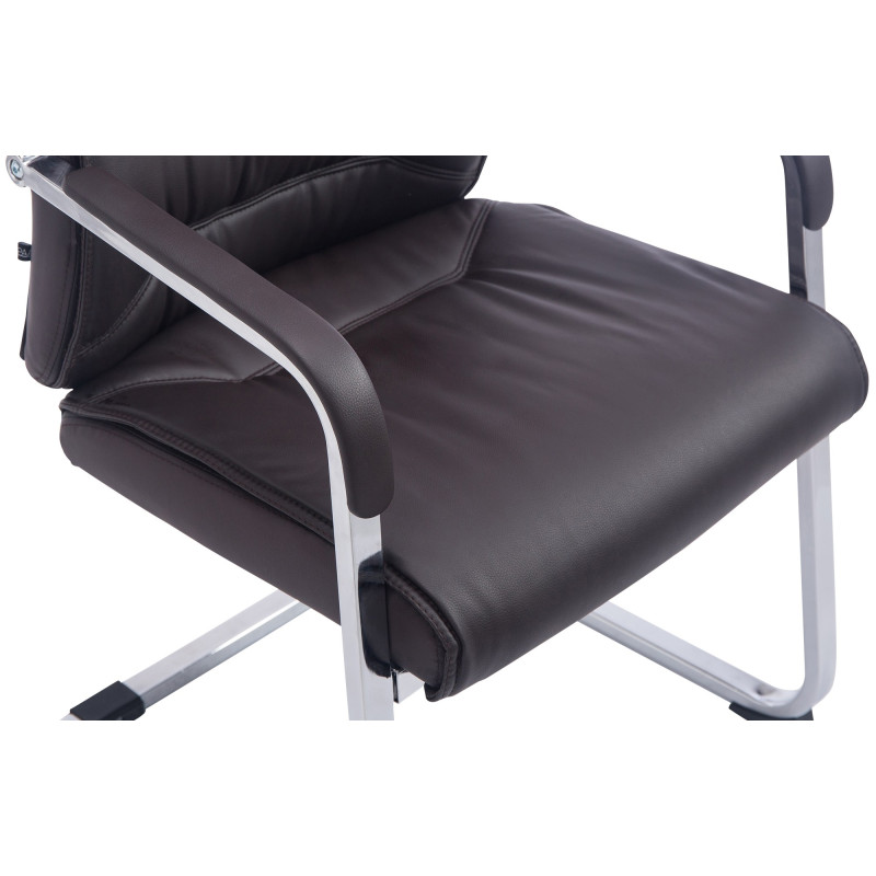 Sedia da visita XL Anubis marrone