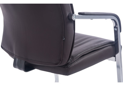 Chaise visiteur XL Anubis marron