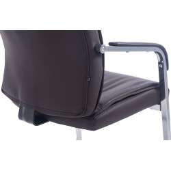 Sedia da visita XL Anubis marrone