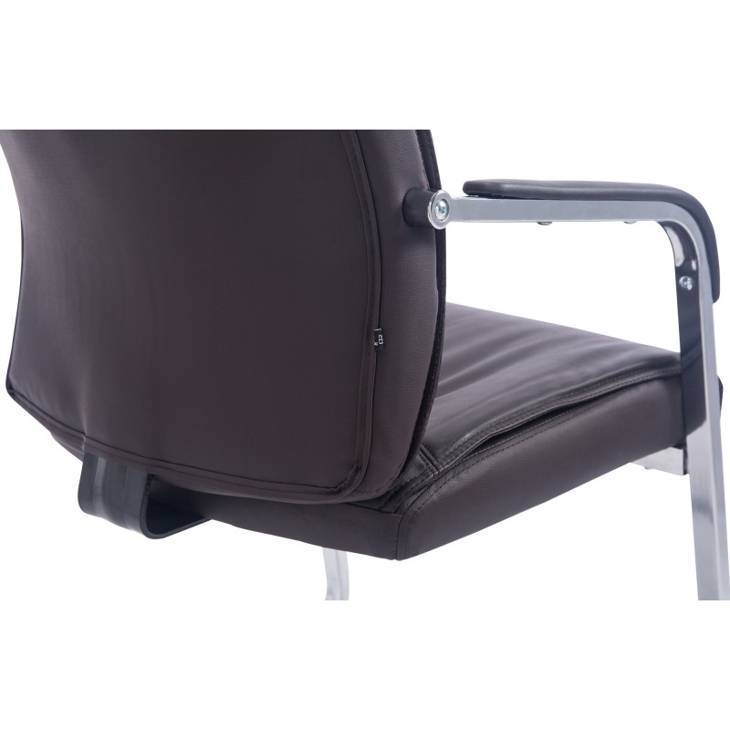 Chaise visiteur XL Anubis marron