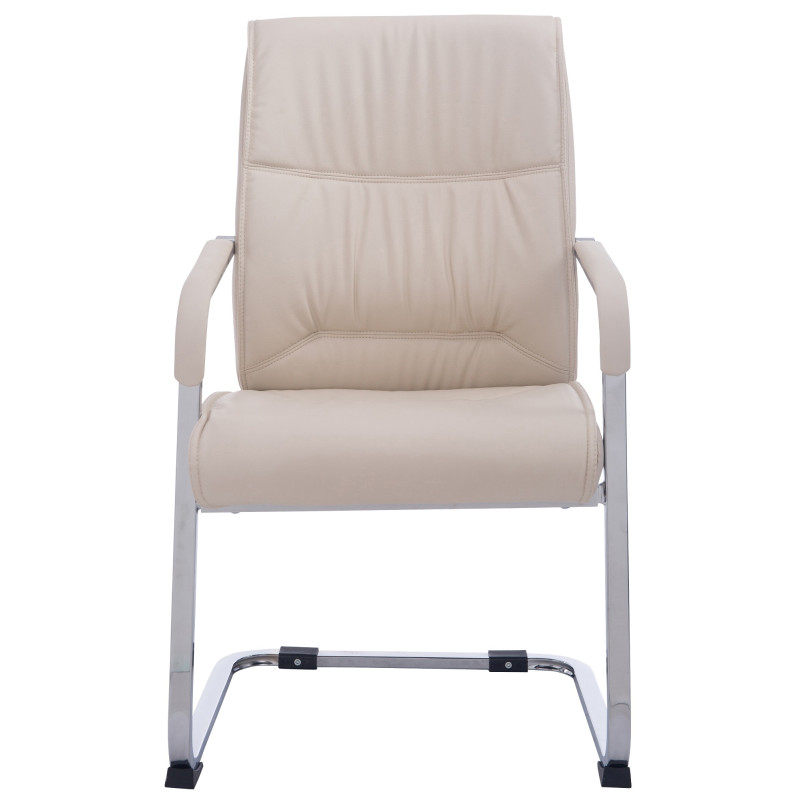 Chaise visiteur XL Anubis crème