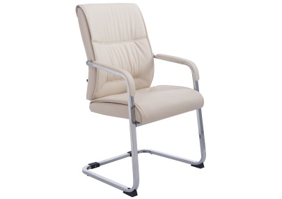 Chaise visiteur XL Anubis crème