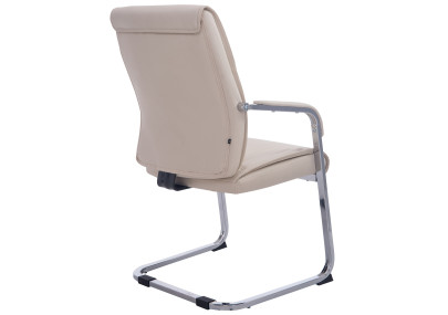 Chaise visiteur XL Anubis crème