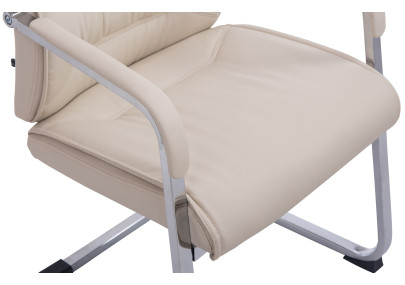 Chaise visiteur XL Anubis crème