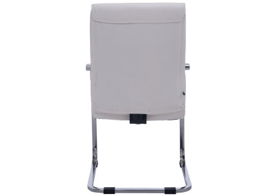 Chaise visiteur XL Anubis blanche