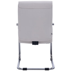 Chaise visiteur XL Anubis blanche