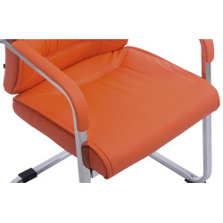 Chaise visiteur XL Anubis orange