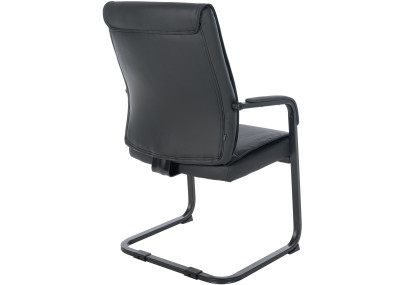 Silla de visita XL Anubis negro/negro