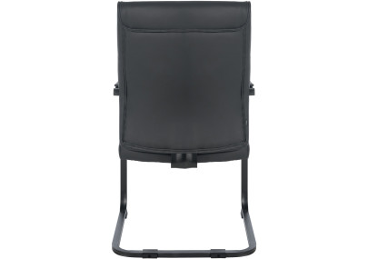 Chaise visiteur XL Anubis noir/noir