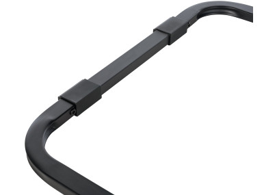 Chaise visiteur XL Anubis noir/noir