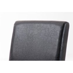 Silla de comedor Ina, negro/marrón