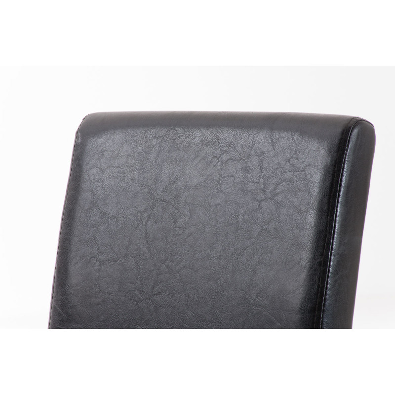 Silla de comedor Ina, negro/marrón