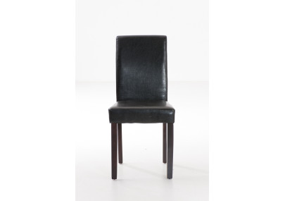 Silla de comedor Ina, marrón oscuro