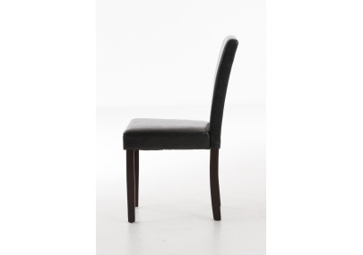 Silla de comedor Ina, marrón oscuro