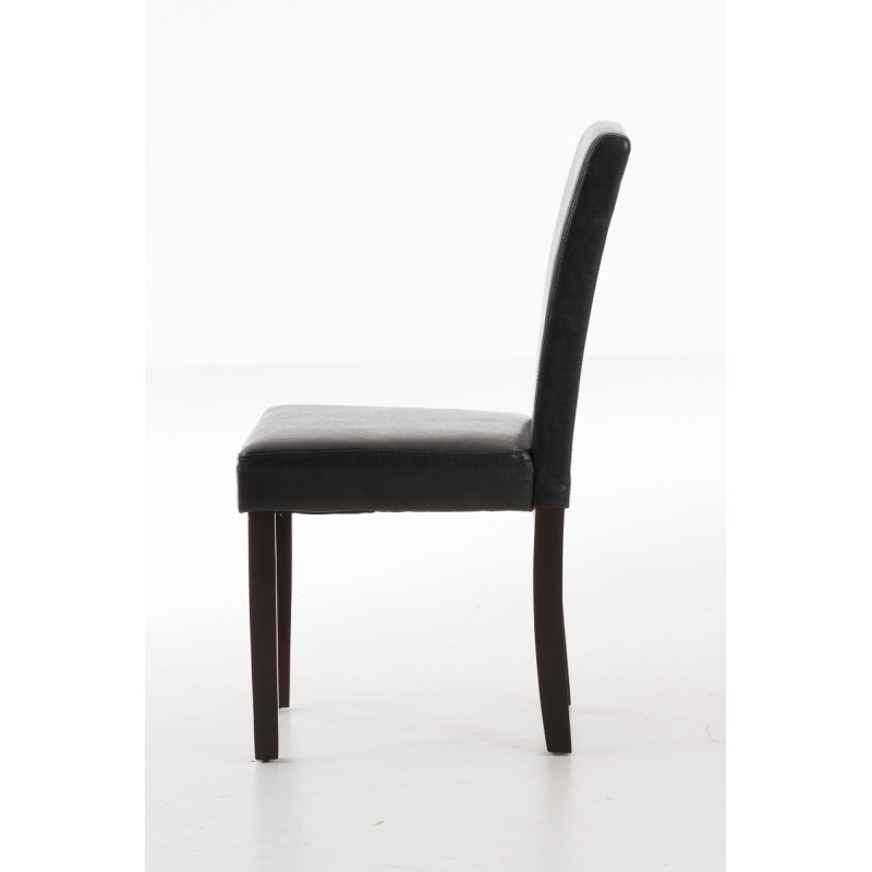 Sedia da pranzo Ina, marrone scuro