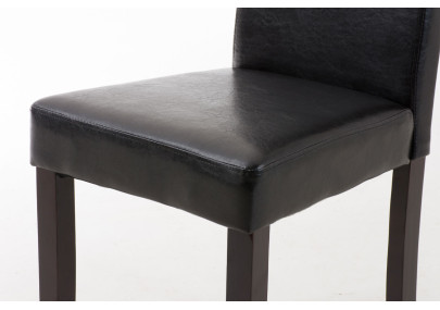 Silla de comedor Ina, marrón oscuro