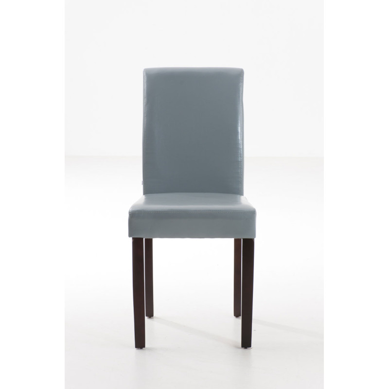 Sedia da pranzo Ina, marrone scuro/grigio