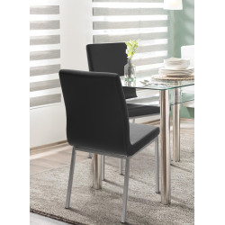 Sedia da pranzo Colmar, nera