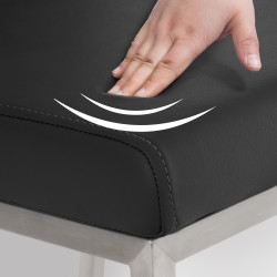 Chaise de salle à manger Colmar, noire