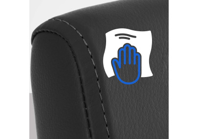 Chaise de salle à manger Colmar, noire