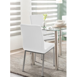Silla de comedor Colmar, blanca