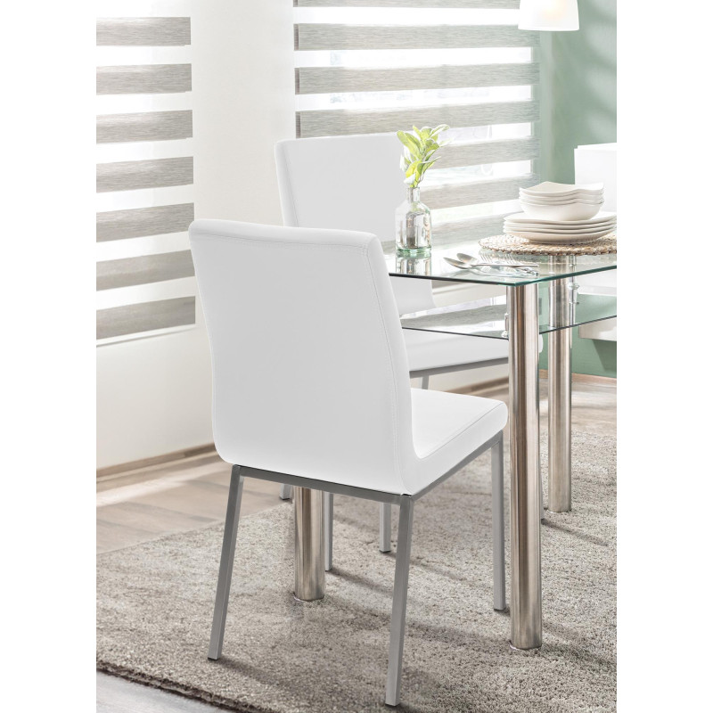 Sedia da pranzo Colmar, bianca